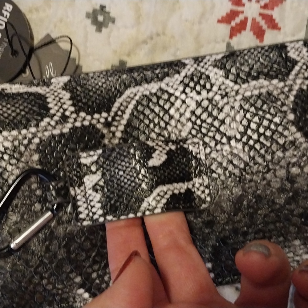 K Carroll Rfid Snakeskin Print Crossbody. NWT - Picture 10 of 14
